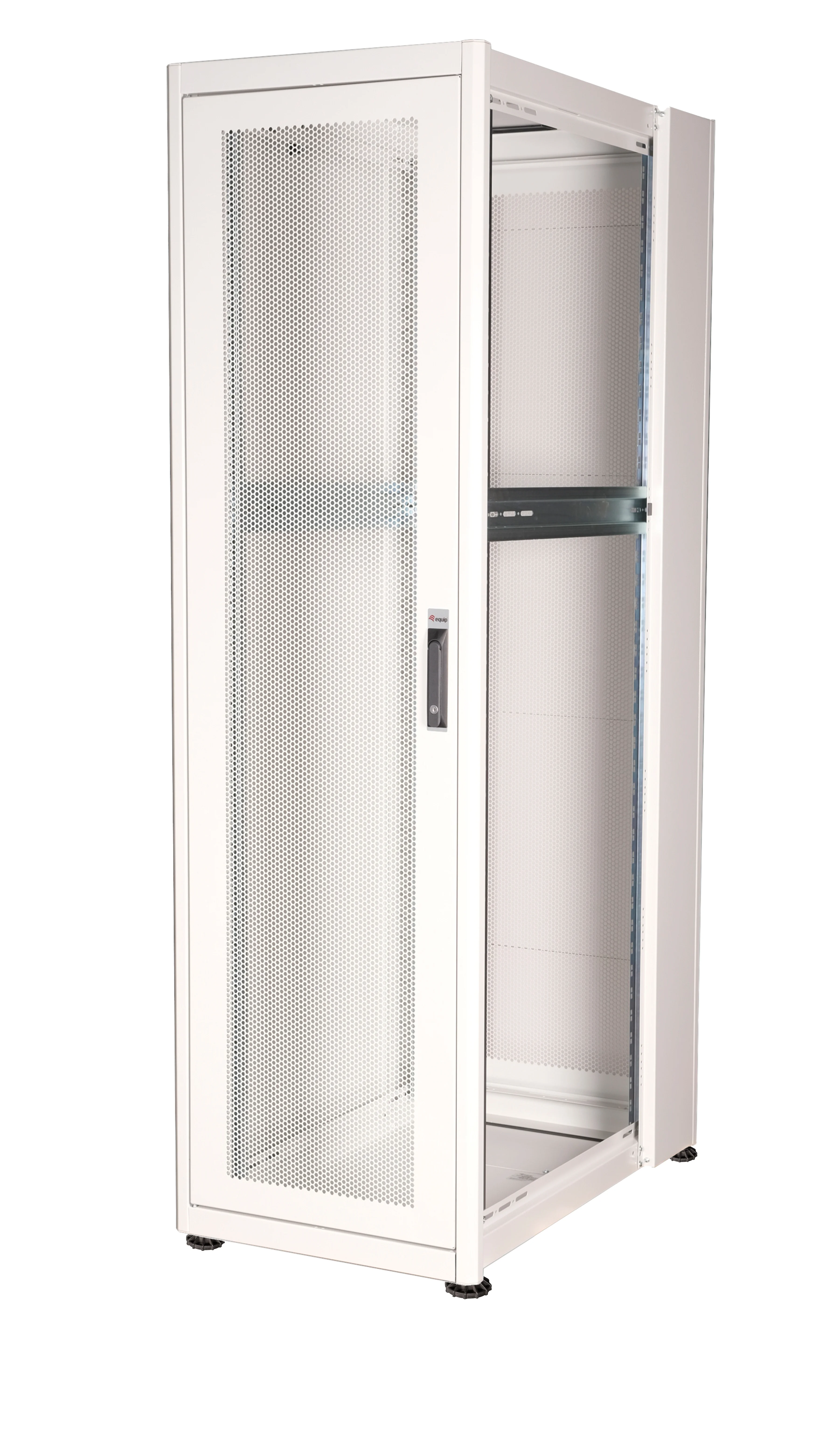 Bastidor rack 19" 42U Equip Basic Flex 600x1000mm Porta Perfurada Cinzento RAL7035 - Imagem 6