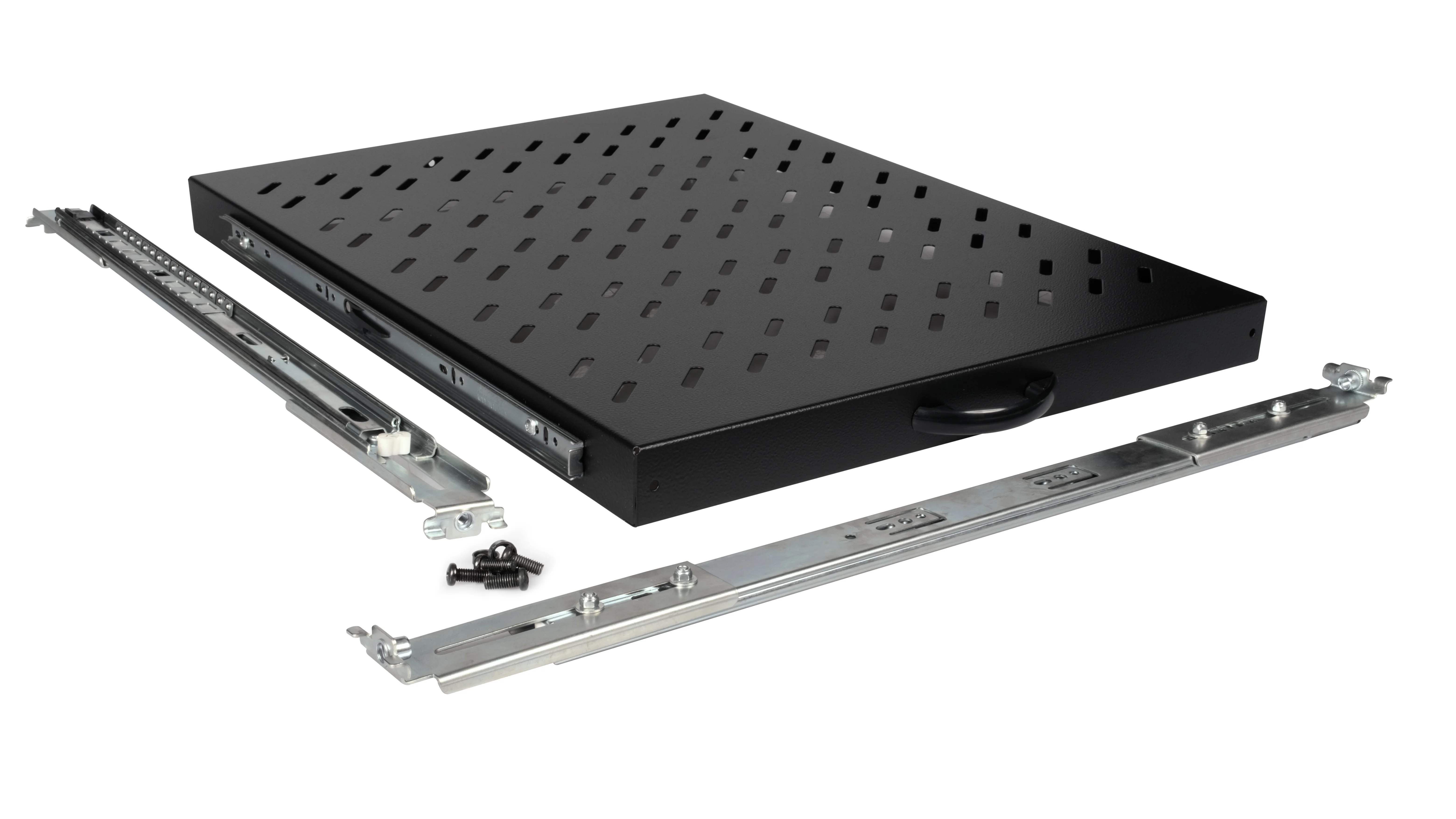 Prateleira Deslizante para Bastidor 19" 1U 800mm Equip Preta - Imagem 3