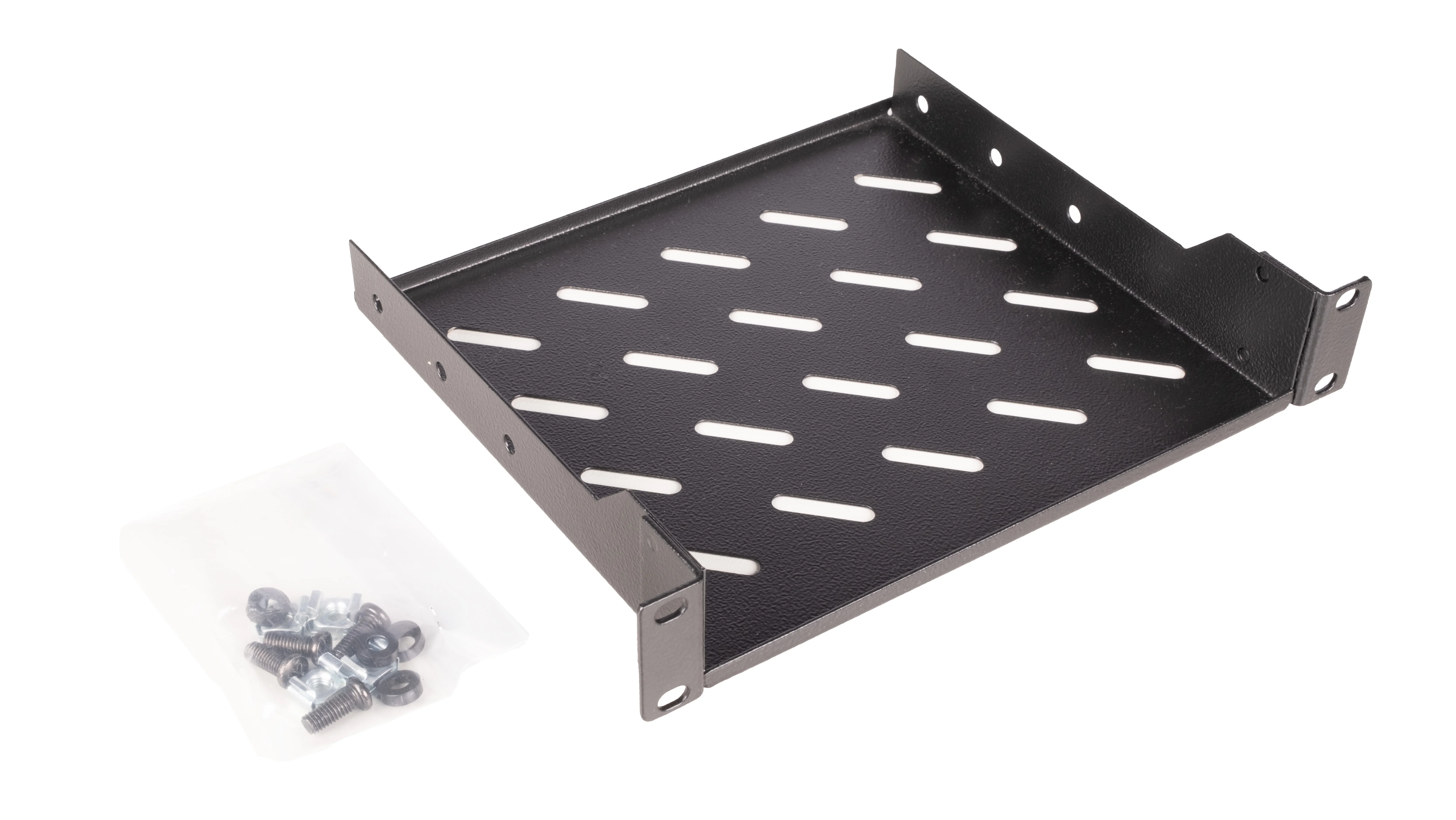 Prateleira Fixa para Bastidor 10" 1U 200mm Equip Preta - Imagem 3