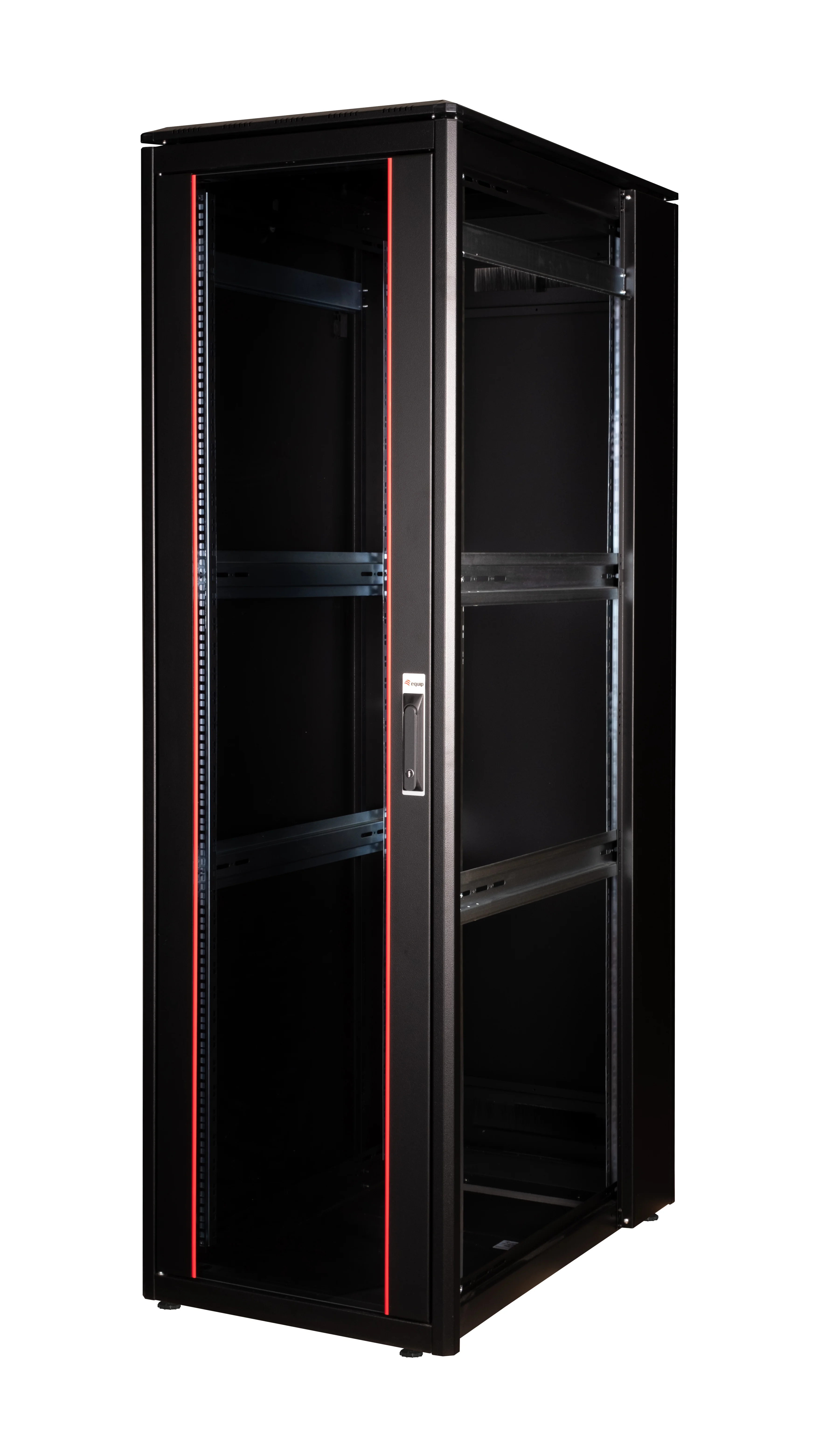 Bastidor de Rede 19" 42U 600x1000mm Equip Dynamic Flex Preto RAL9005 - Imagem 4