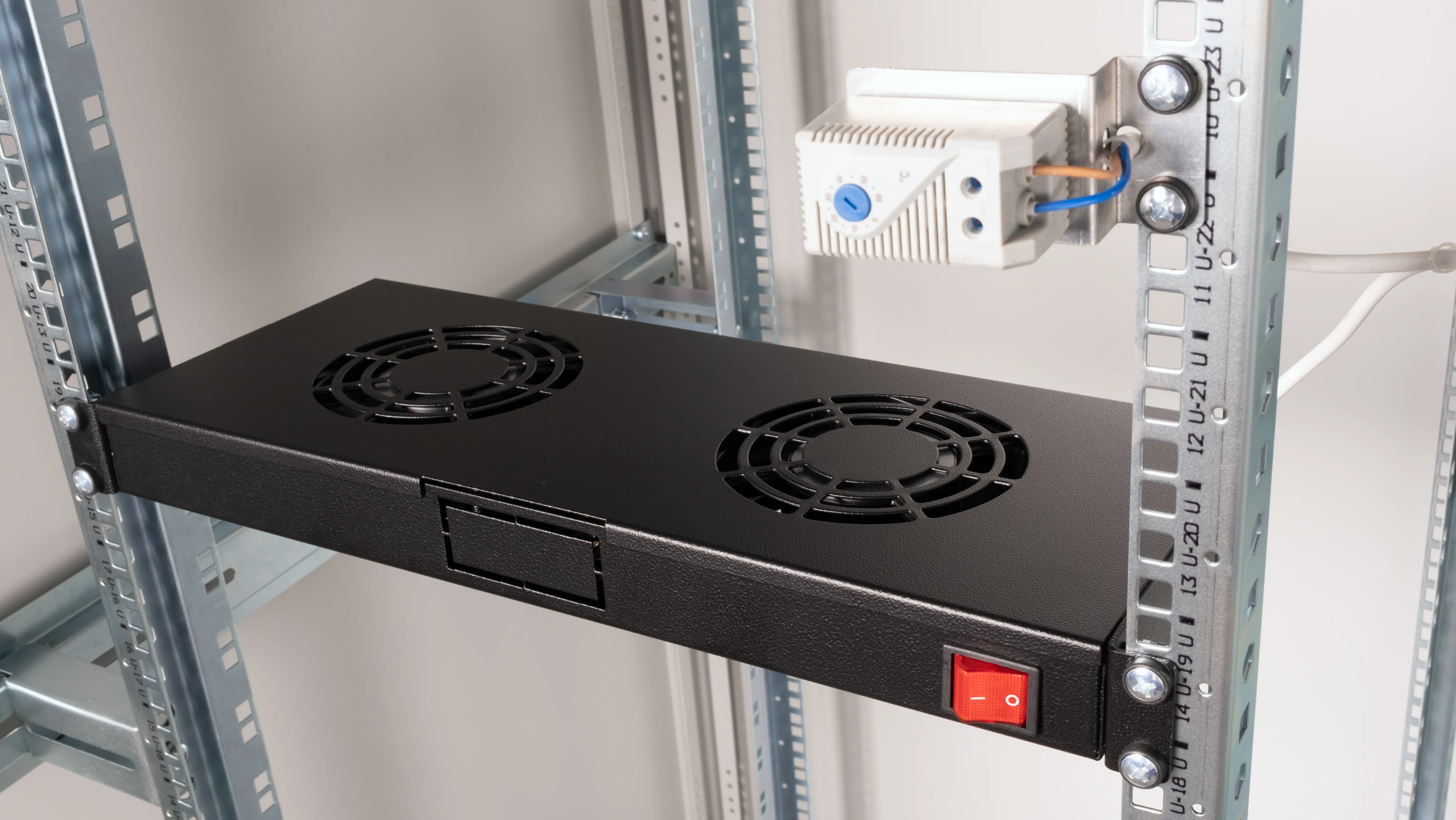 Módulo de Ventilação para Bastidor 19" com 2 Ventoinhas Preto Equip - Imagem 5