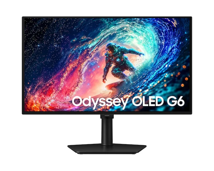 Monitor Gaming SAMSUNG Odyssey OLED G6 (G60SD) 27" QHD 240Hz 0.03ms HDMI DP Preto