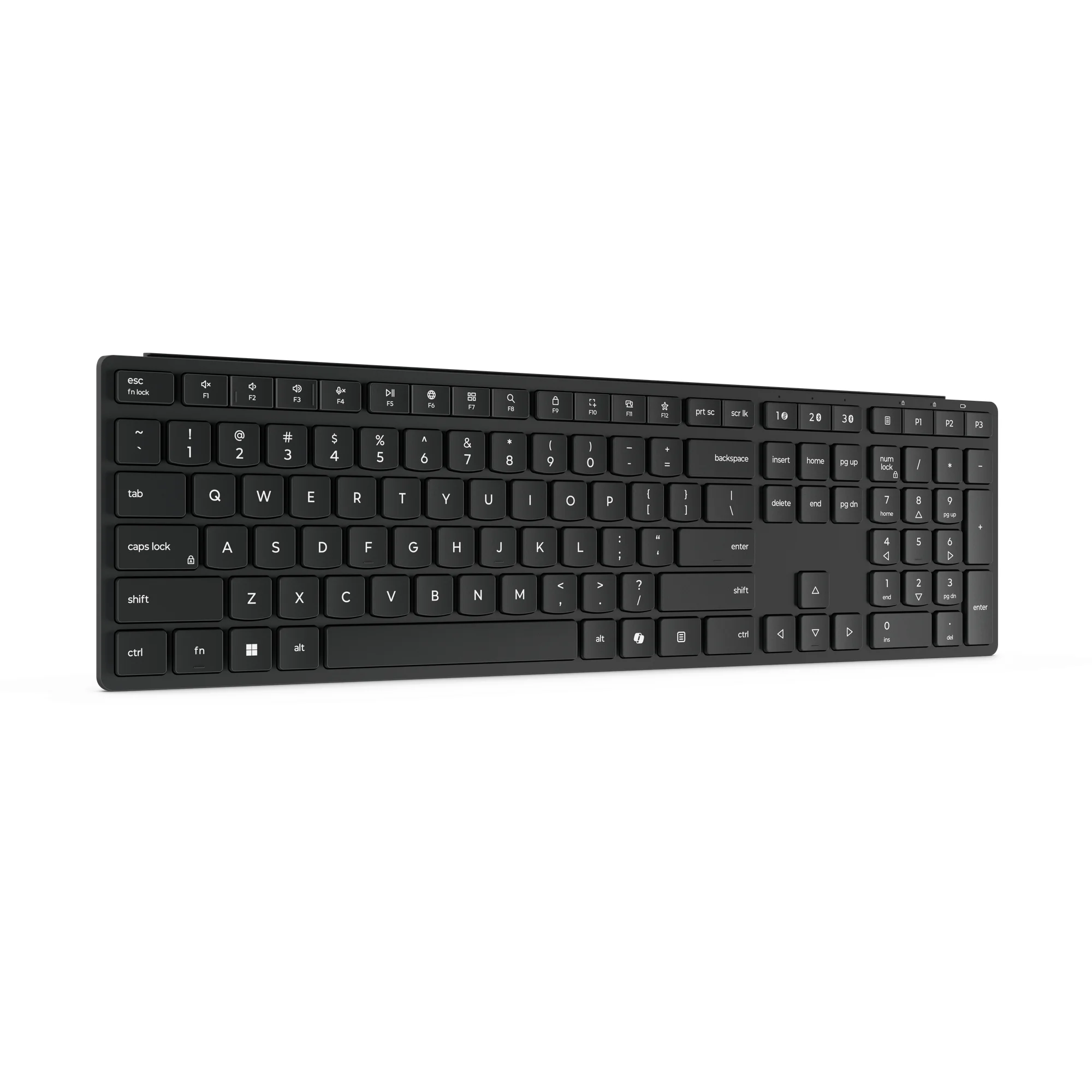 Teclado Sem Fios Lenovo Multi-Mode Pro Keyboard 6000 Bluetooth Cinzento Profissional - Imagem 5