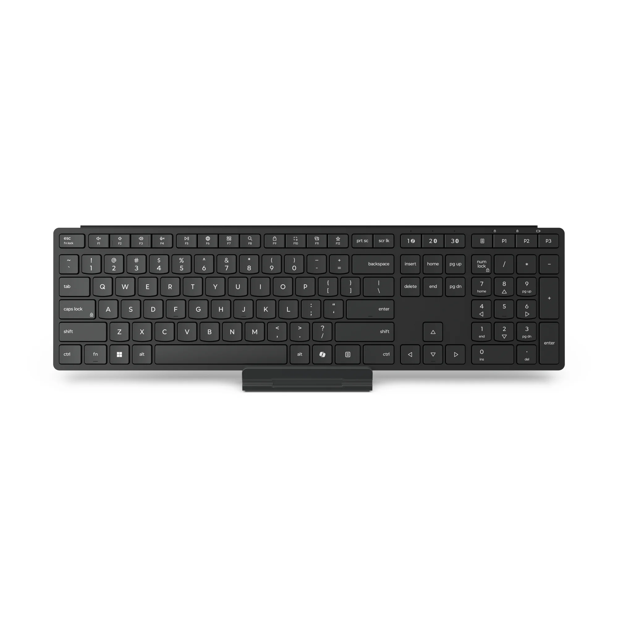 Teclado Sem Fios Lenovo Multi-Mode Pro Keyboard 6000 Bluetooth Cinzento Profissional - Imagem 3