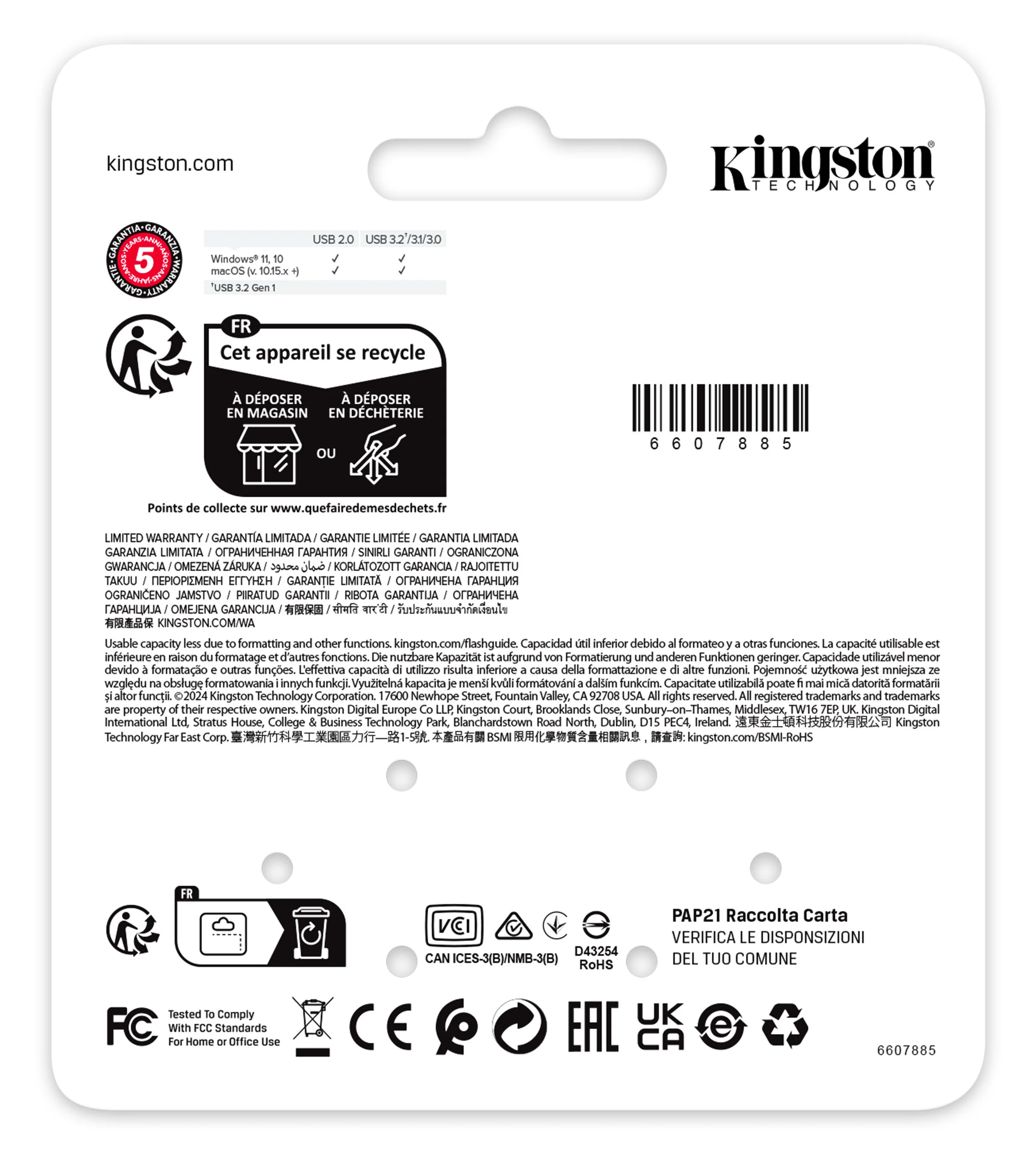 Pen Drive Kingston DataTraveler SE9 G3 256GB Níquel Escuro - Imagem 5