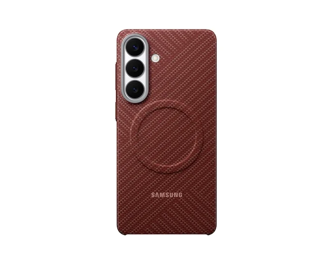 Capa Magnética Samsung Carbon para Galaxy S26+ Coral Vermelho