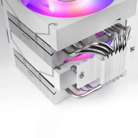 Dissipador CPU Mars Gaming MCPU-X26 Dual Tower 2x Ventoinhas PWM ARGB Branco - Imagem 5