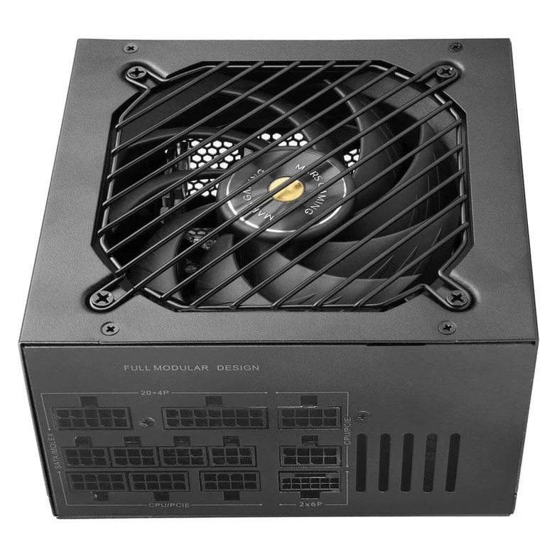 Fonte de Alimentação MARS GAMING MPB1200PSI 1200W Full Modular ATX 3.1 80 Plus Gold Preto - Imagem 3