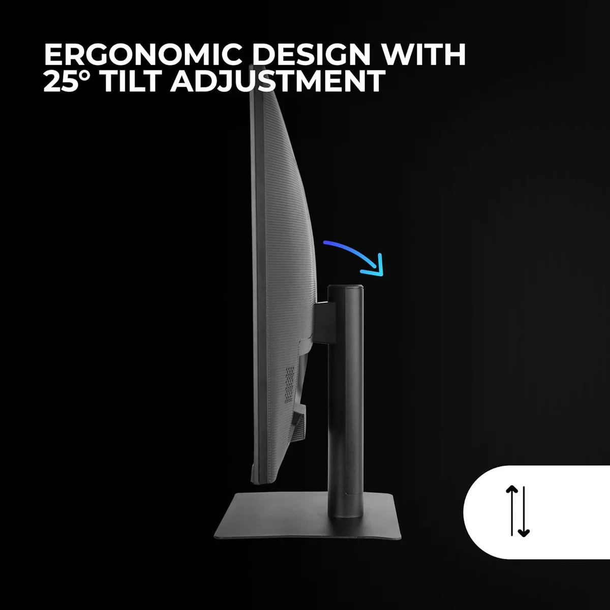 Monitor Gaming MARS GAMING MV-24 24" Frameless Slim Ergonómico Preto - Imagem 5