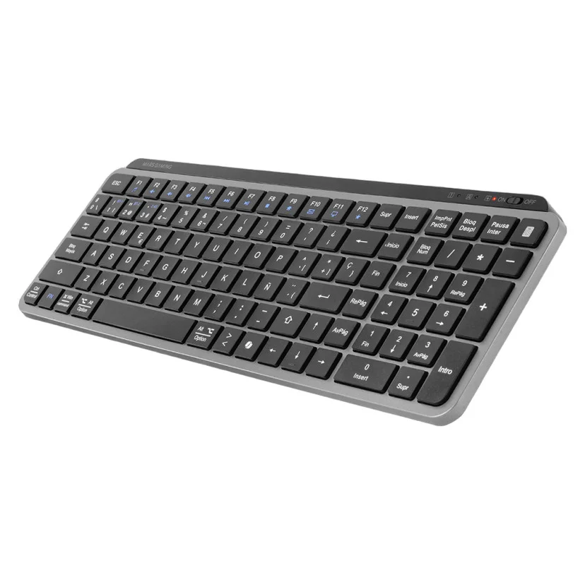 Teclado Sem Fios Mars Gaming MK-Silenkeys AI Bluetooth 5.1 + 2.4GPro Preto Layout PT - Imagem 3