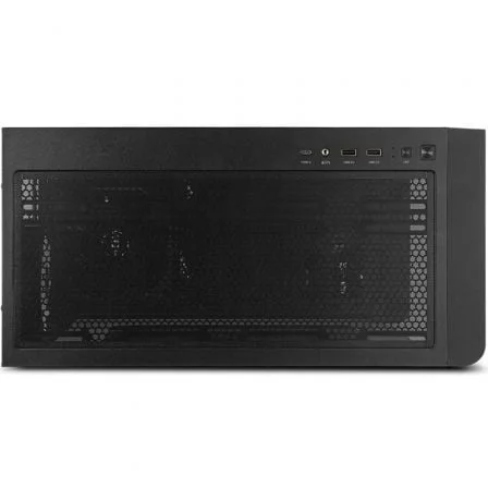 Caixa PC Mid Tower NOX Hummer Ether Vidro Curvo Preto - Imagem 5