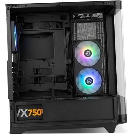 Caixa PC Mid Tower NOX Hummer Ether Vidro Curvo Preto - Imagem 2