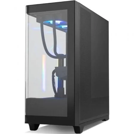 Caixa PC Mid Tower NOX Hummer Ether Vidro Curvo Preto - Imagem 3