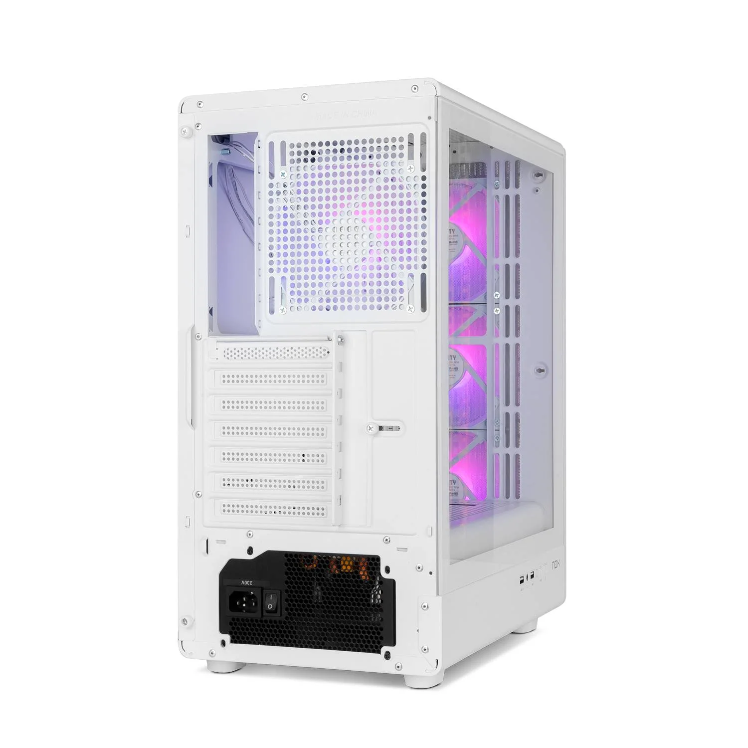 Caixa ATX NOX Infinity IOTA Branco ARGB Mesh Mid Tower - Imagem 7