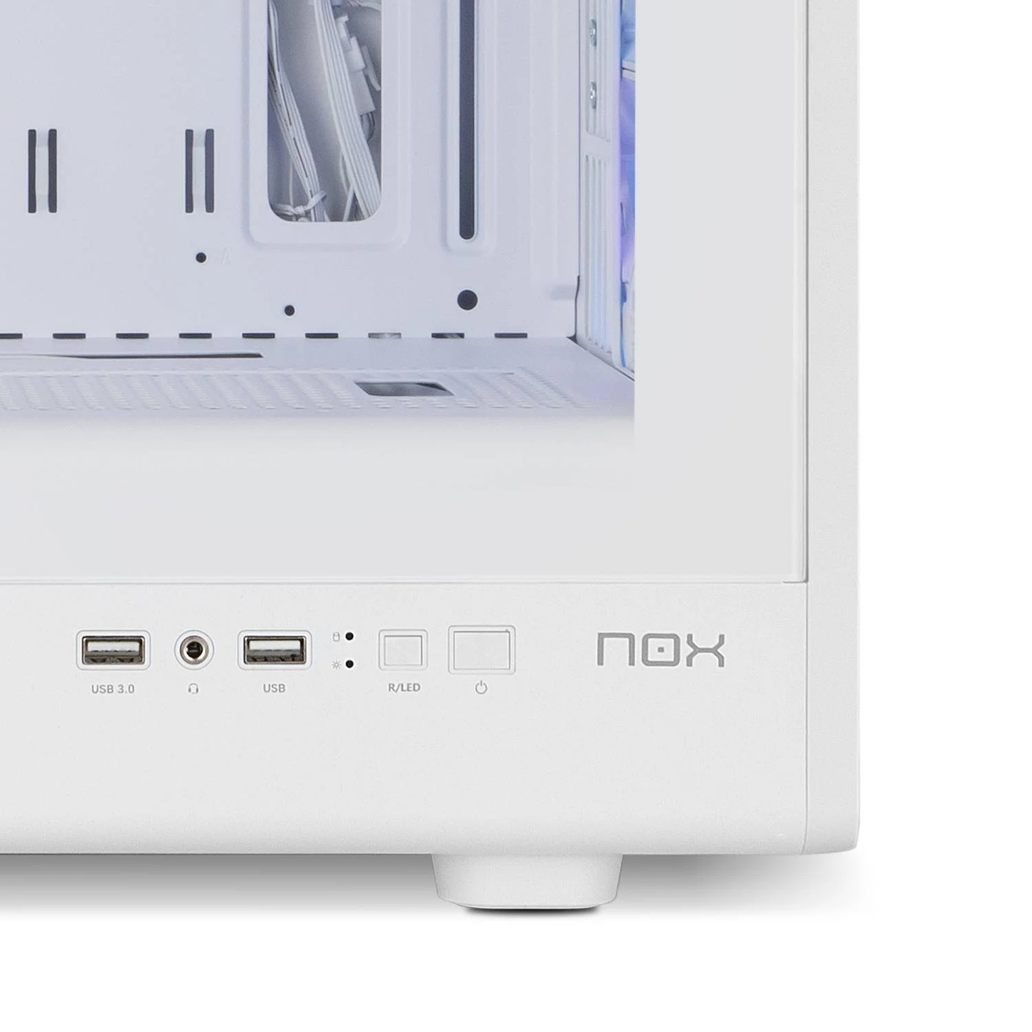 Caixa ATX NOX Infinity IOTA Branco ARGB Mesh Mid Tower - Imagem 9
