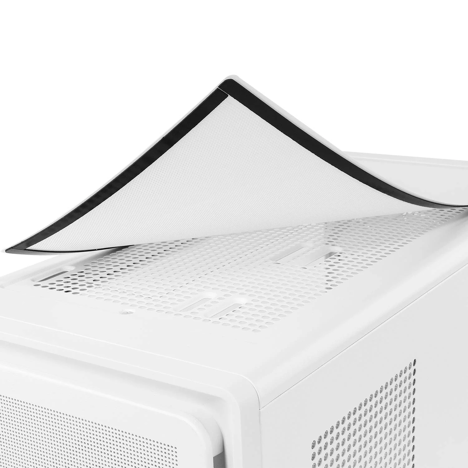 Caixa Mid Tower NOX Hummer Aero White ARGB Hyperflow Branco - Imagem 5