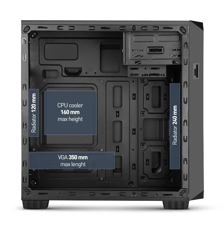 NOX Coolbay MX2 Case - Imagem 3
