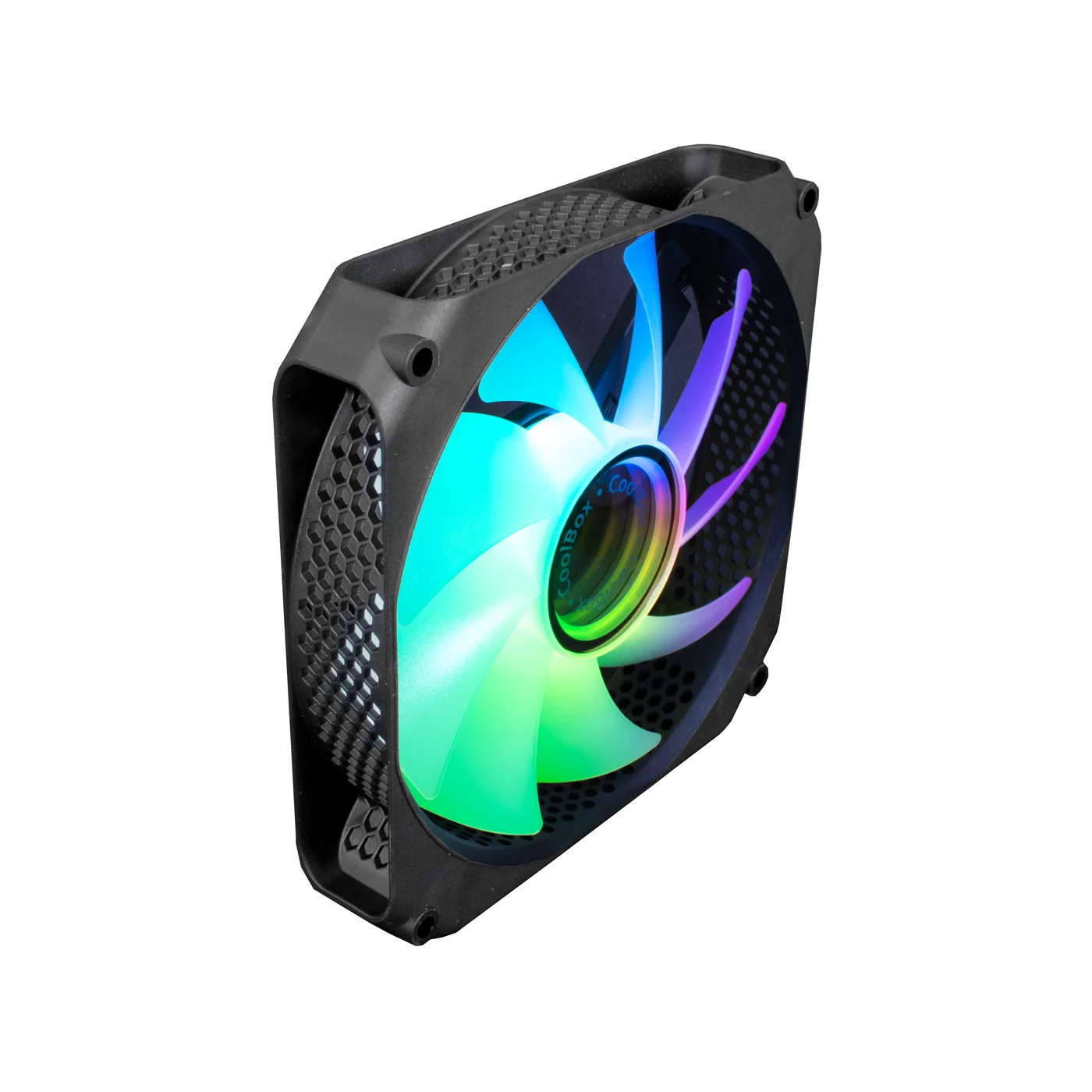 Ventoinha Suplementar CoolBox Gaming Infinity ARGB 120mm Branco - Imagem 4