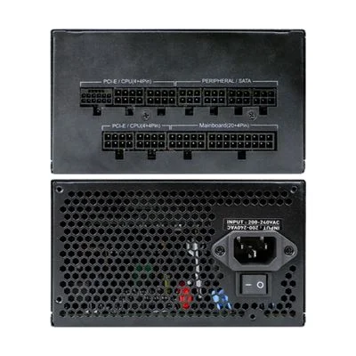 COOLBOX GAMING ATX POWER SUPPLY ENERGY-V 850W 80+ GOLD PCIe 5.1 MODULAR - Imagem 3