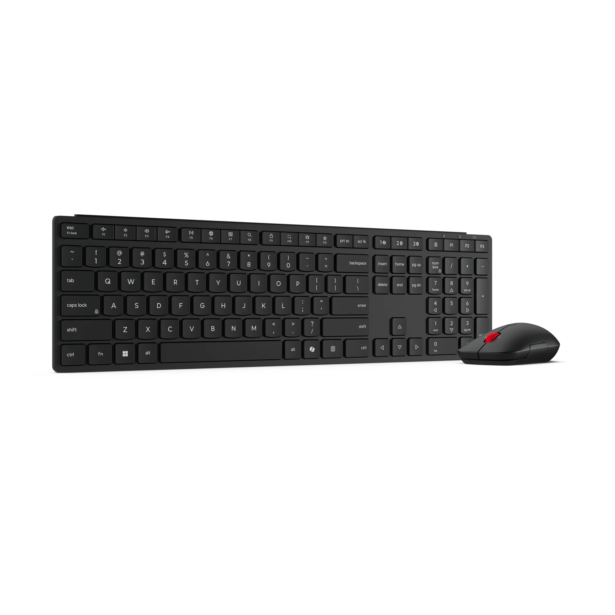 Combo Teclado e Rato Sem Fios Lenovo Pro Multi-Mode 6000 Bluetooth e 2.4GHz PT Preto