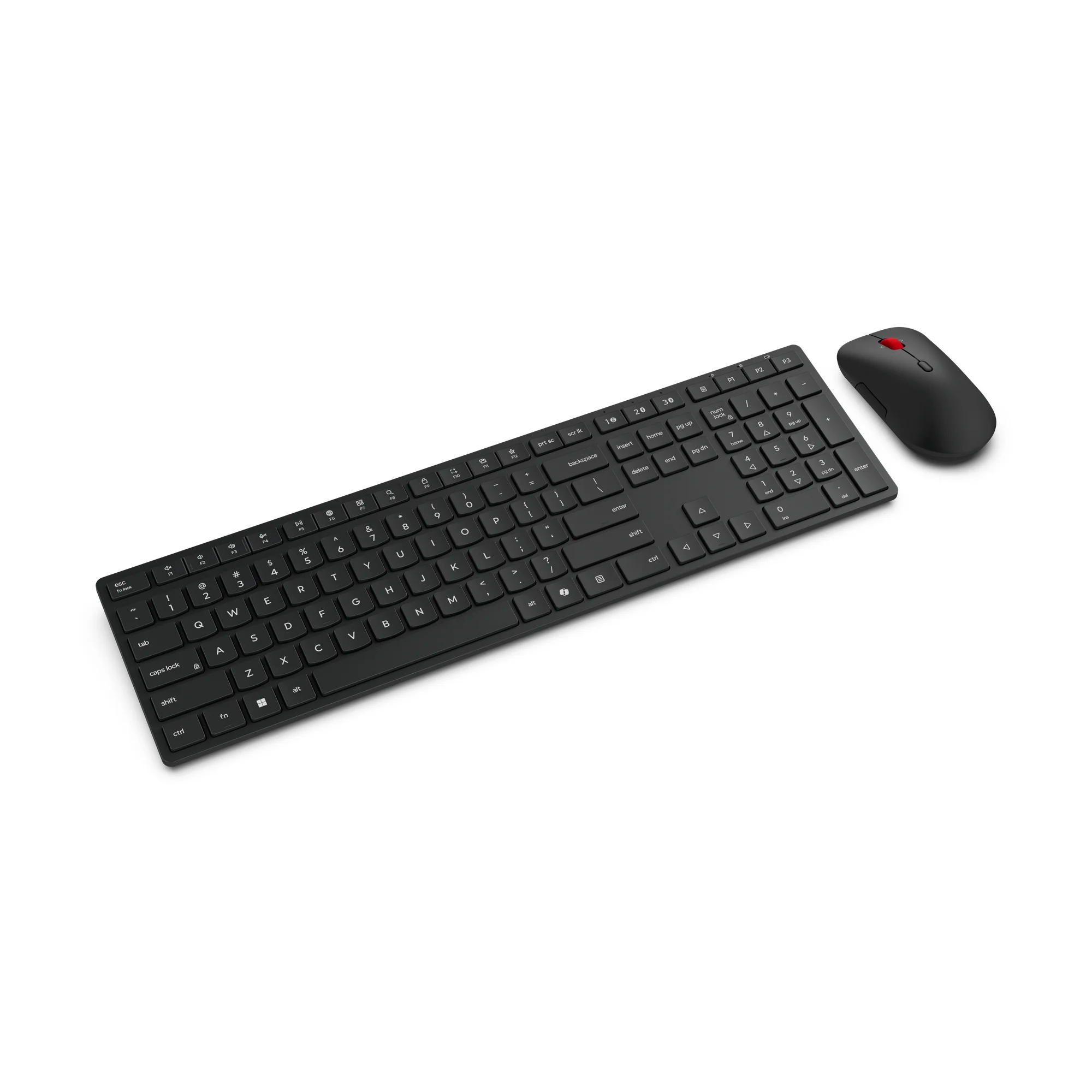Combo Teclado e Rato Sem Fios Lenovo Pro Multi-Mode 6000 Bluetooth e 2.4GHz PT Preto - Imagem 4