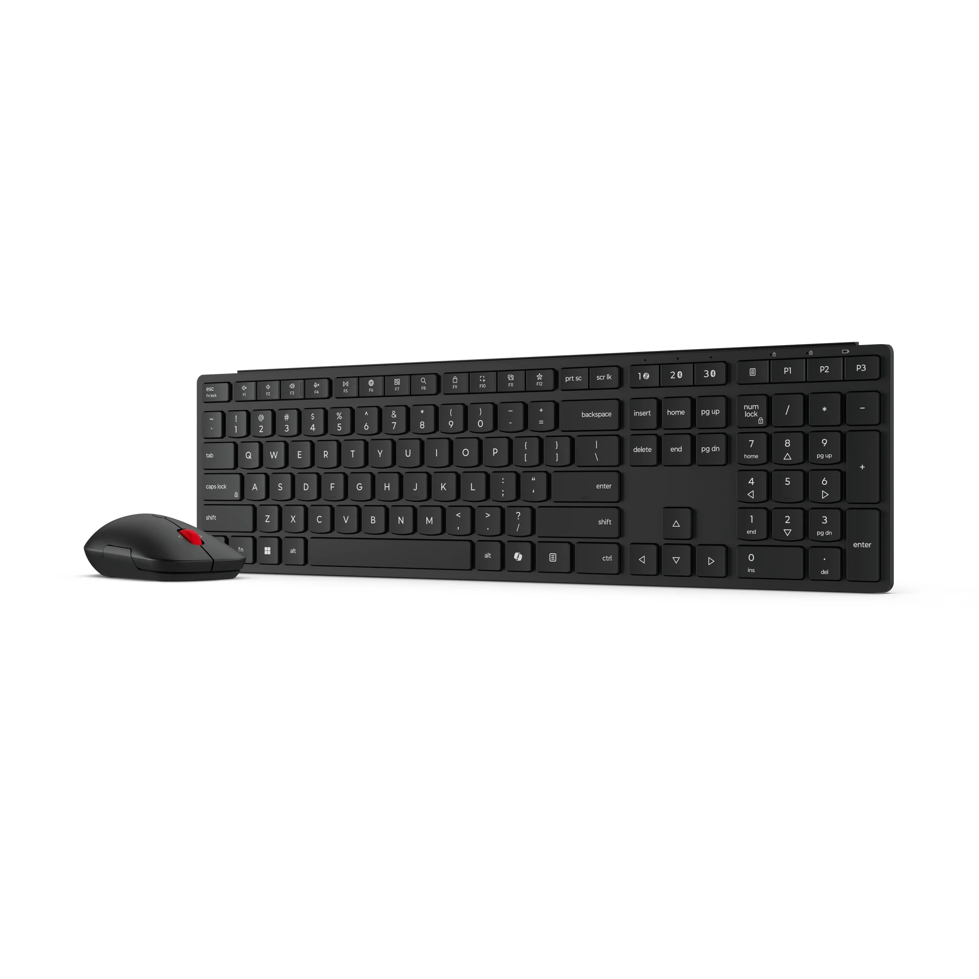 Combo Teclado e Rato Sem Fios Lenovo Pro Multi-Mode 6000 Bluetooth e 2.4GHz PT Preto - Imagem 5