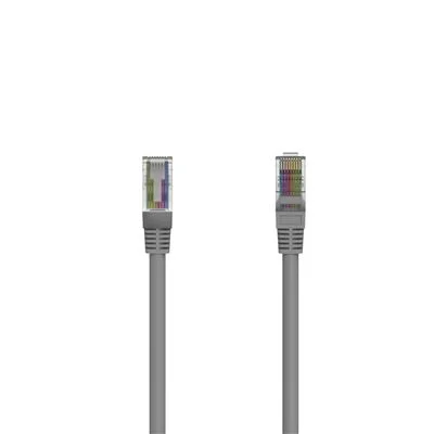 Cabo de Rede Hama Cat 5e U/UTP 1 Gbit/s 1.50 m Cinzento