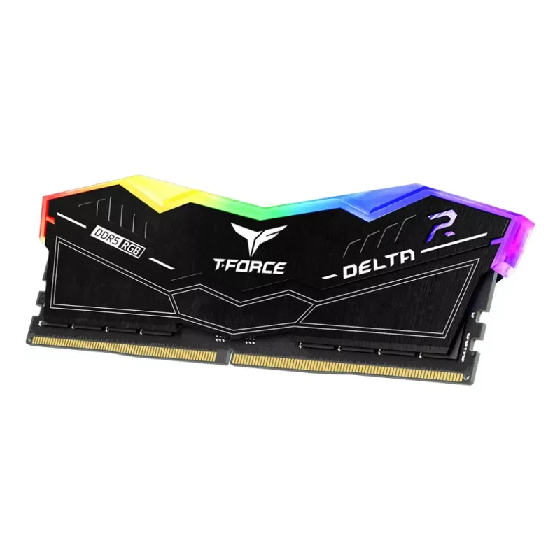 Memória RAM TEAM GROUP T-Force DELTA RGB 16GB (2x8GB) DDR5 5600MT/s CL40 Preto - Imagem 3