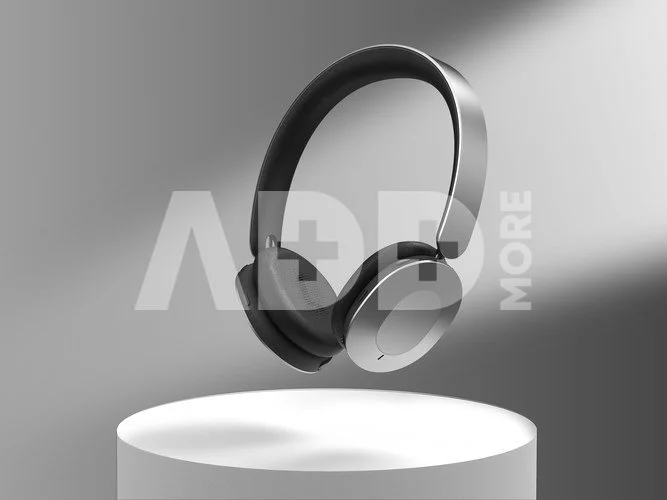 Auscultadores Sem Fios Lenovo 8550 Aura Edition ANC Dobráveis Bluetooth USB-C Teams Preto - Imagem 3