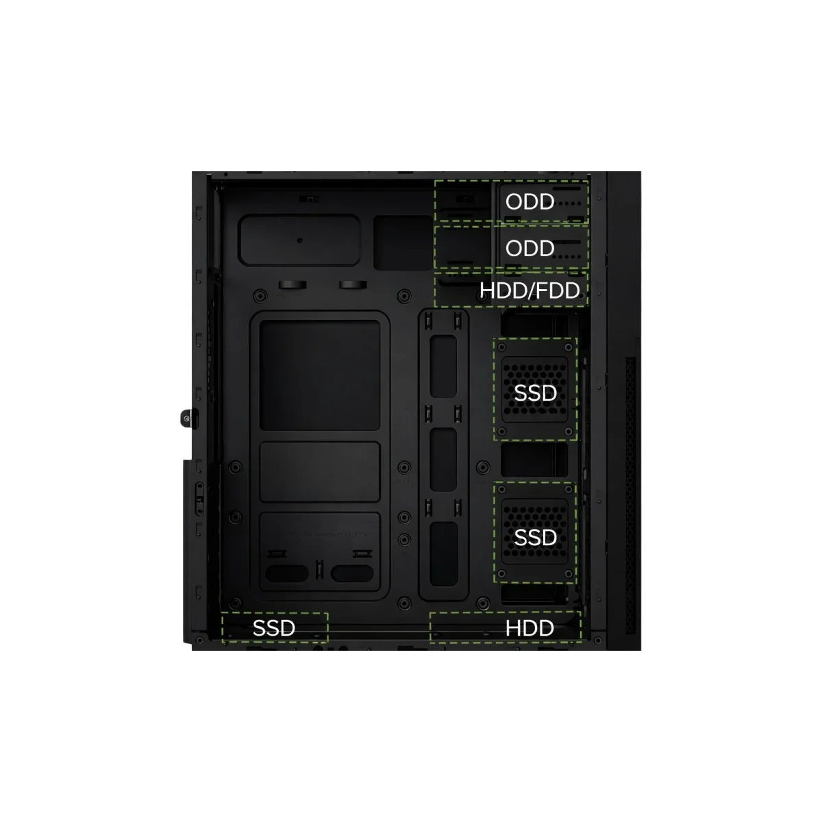 COOLBOX CAIXA ATX A780 USB-C 3.2 GEN1 FTE. POWERLINE3 650W 85+ EFICIENCIA - Imagem 3