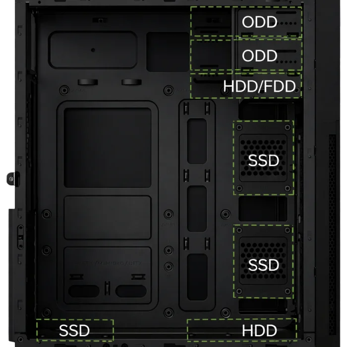 COOLBOX CAIXA ATX A780 USB-C 3.2 GEN1 FTE.500W BASIC500 - Imagem 3