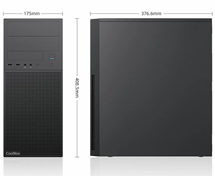 COOLBOX CAIXA ATX A780 USB-C 3.2 GEN1 FTE.500W BASIC500 - Imagem 5