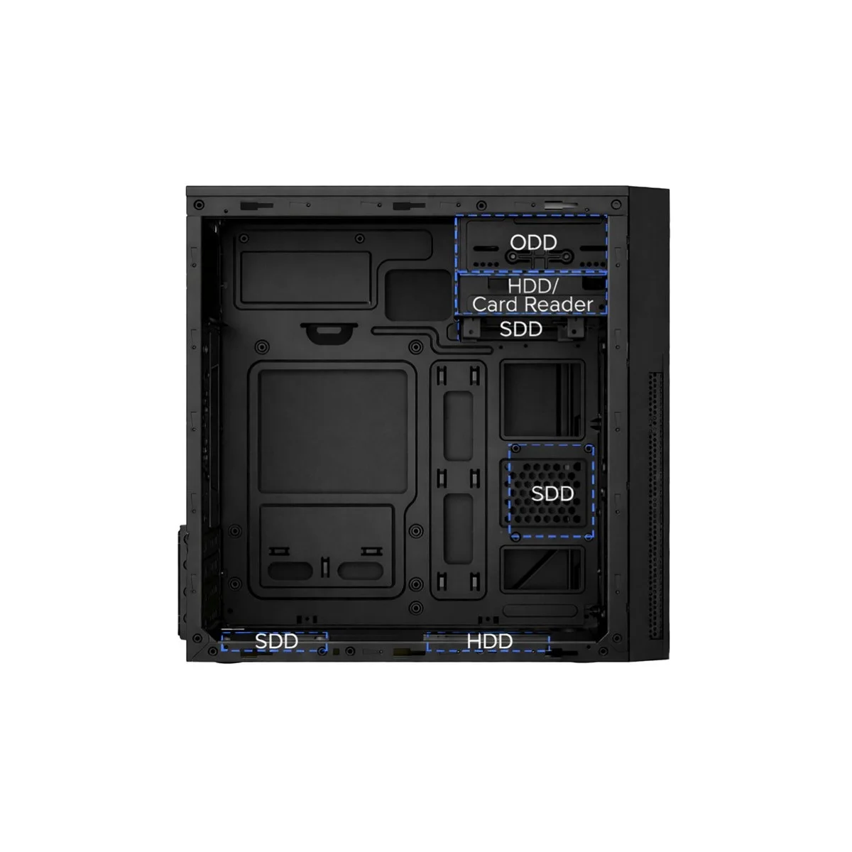 COOLBOX CAIXA MATX M680 USB-C 3.2 GEN1 FTE.BASIC500 500W - Imagem 2
