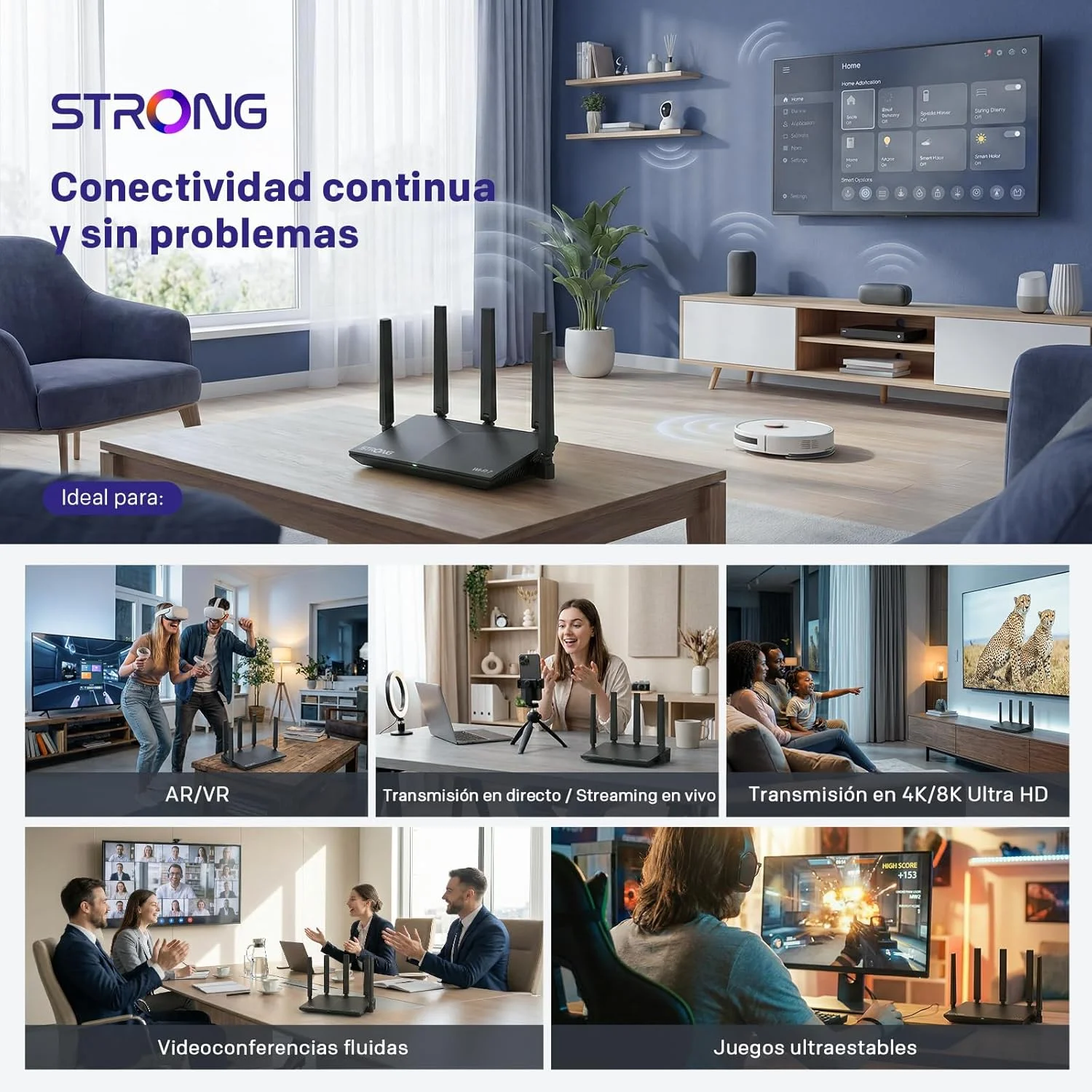 STRONG REPEATER BE3600 WIFI7 - Imagem 6