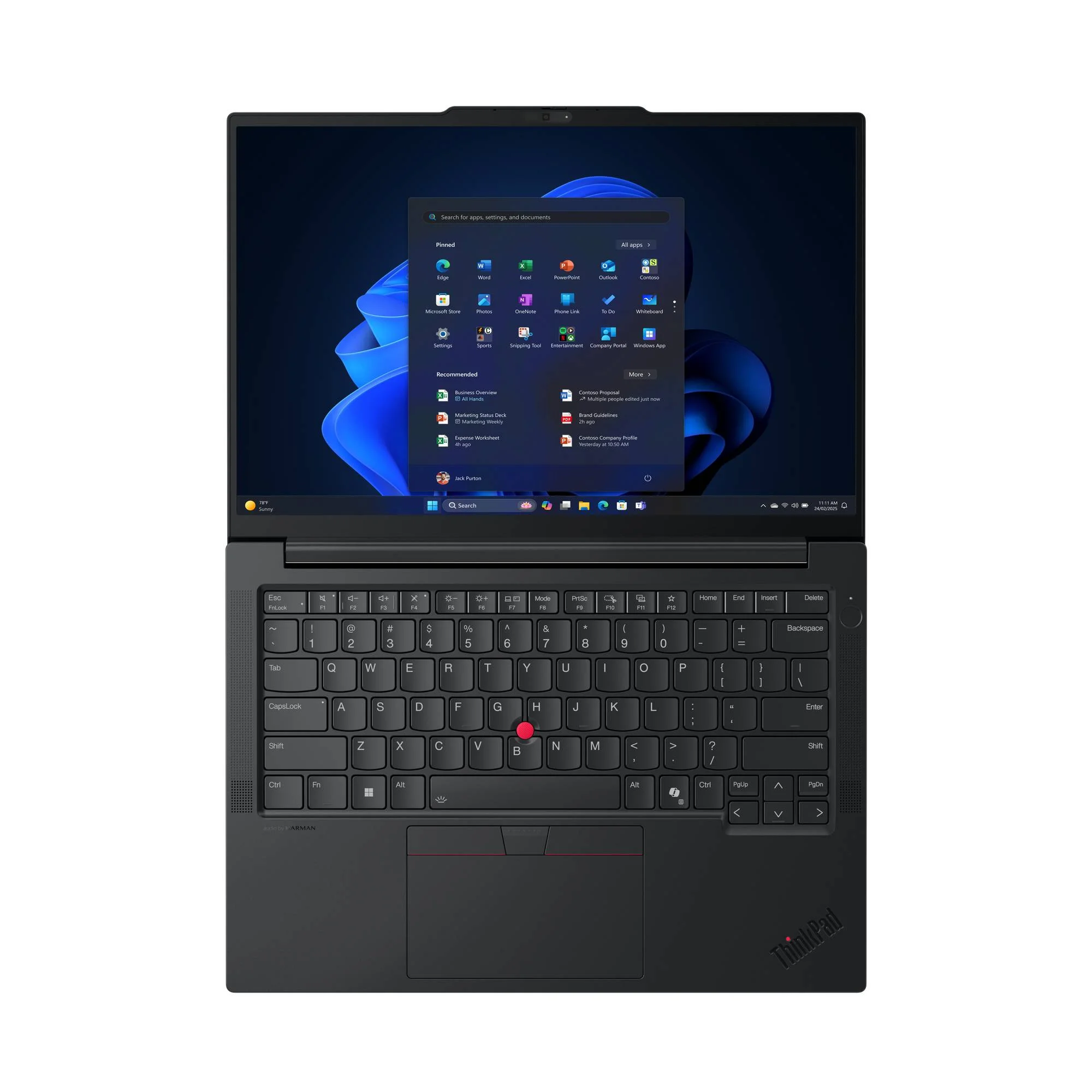 Portátil LENOVO ThinkPad E14 Gen 7 Copilot+ PC 14" IPS Intel Core Ultra 5 228V 32GB 512GB SSD W11P Preto PT - Imagem 6
