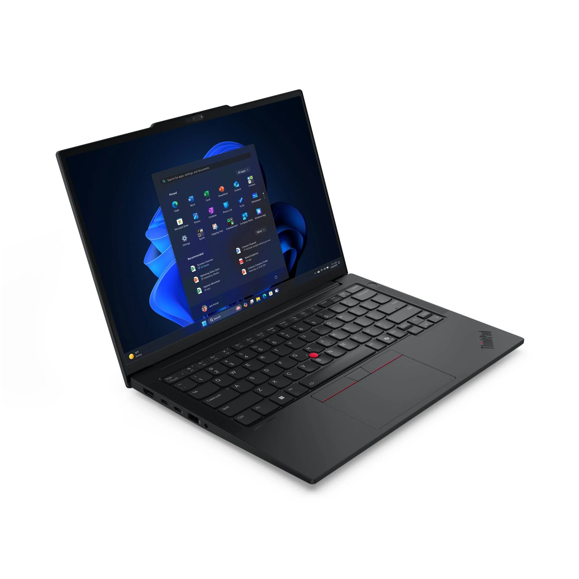 Portátil LENOVO ThinkPad E14 Gen 7 Copilot+ PC 14" IPS Intel Core Ultra 5 228V 32GB 512GB SSD W11P Preto PT - Imagem 3