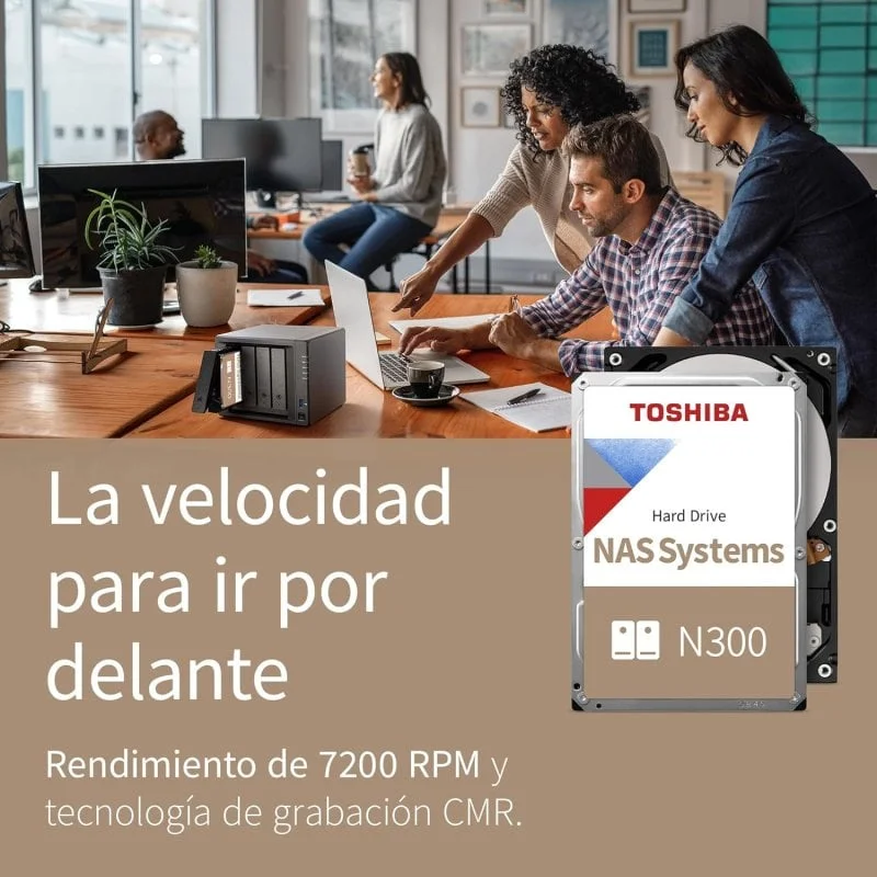 Disco Rígido Toshiba N300 NAS 22TB 3.5" 7200RPM 1024MB Cache Bulk - Imagem 4