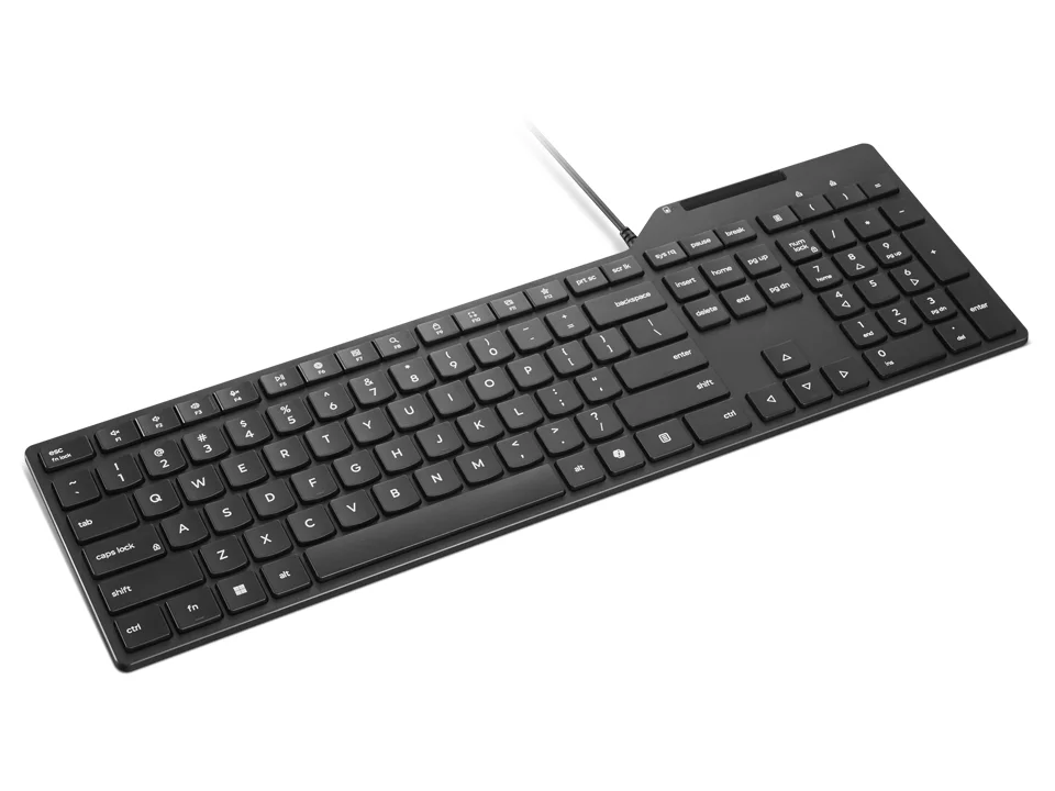 Teclado Lenovo Wired Smartcard Keyboard 5000 USB-A Layout Português Preto - Imagem 2