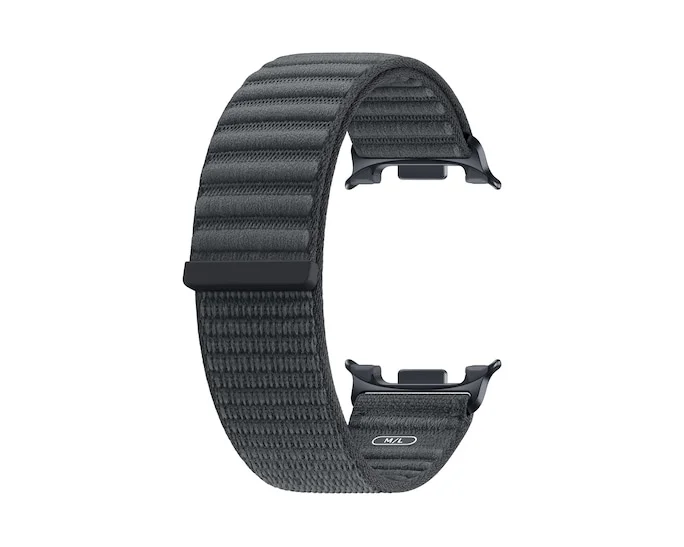 Bracelete de Tecido Samsung Watch9 Tamanho M/L Preto - Imagem 3