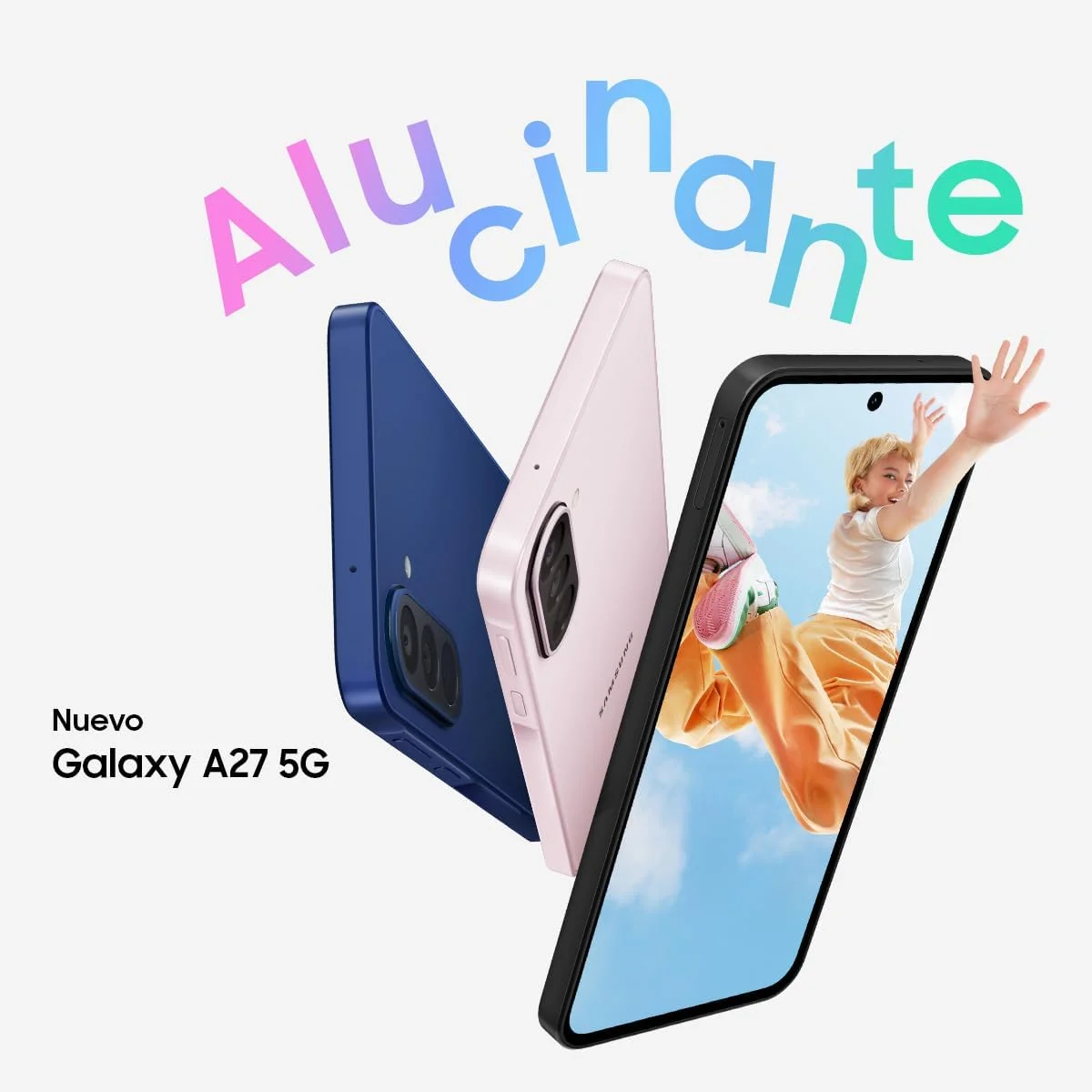 Smartphone SAMSUNG Galaxy A27 5G 6.7" 6GB 128GB 5000mAh Dual SIM eSIM Azul - Imagem 3