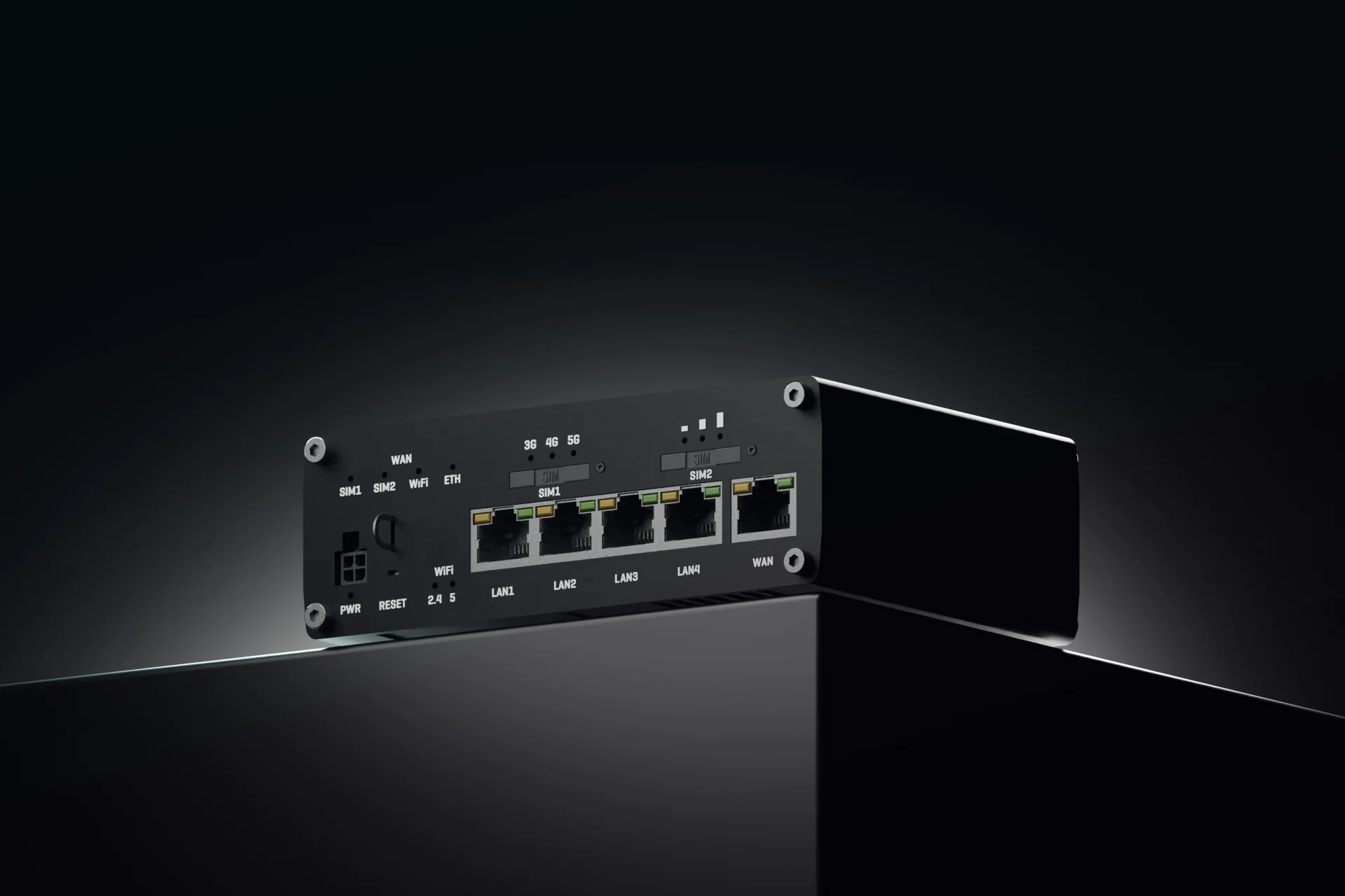 Router Celular Teltonika Networks RUTM50 5G/4G/LTE Dual SIM EMEA APAC Brasil Fonte EU - Imagem 3