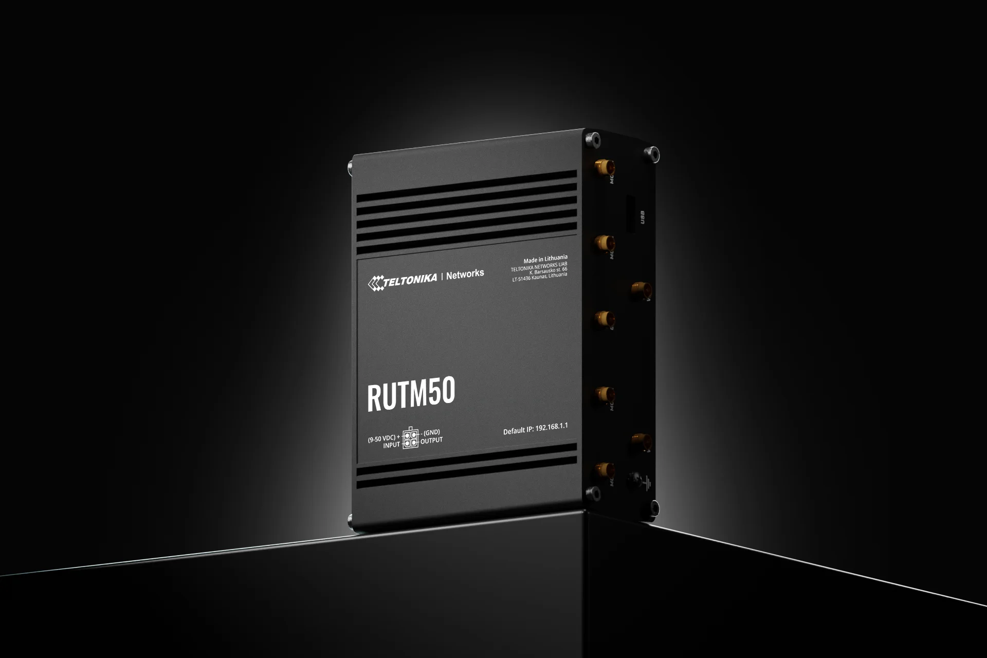 Router Celular Teltonika Networks RUTM50 5G/4G/LTE Dual SIM EMEA APAC Brasil Fonte EU - Imagem 2