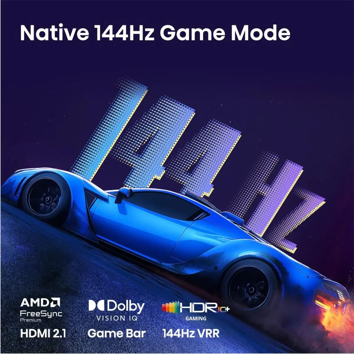 Televisão Hisense 98E7S 98" UHD 4K QLED 144Hz 5ms HDR10+ WiFi Bluetooth - Imagem 4