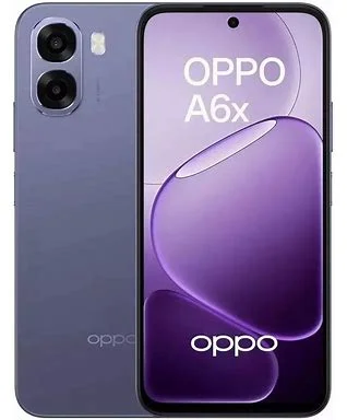 Smartphone OPPO A6x 4G 6.67" 128GB 4GB RAM Dual SIM Câmara Bateria Longa Duração Violet Purple
