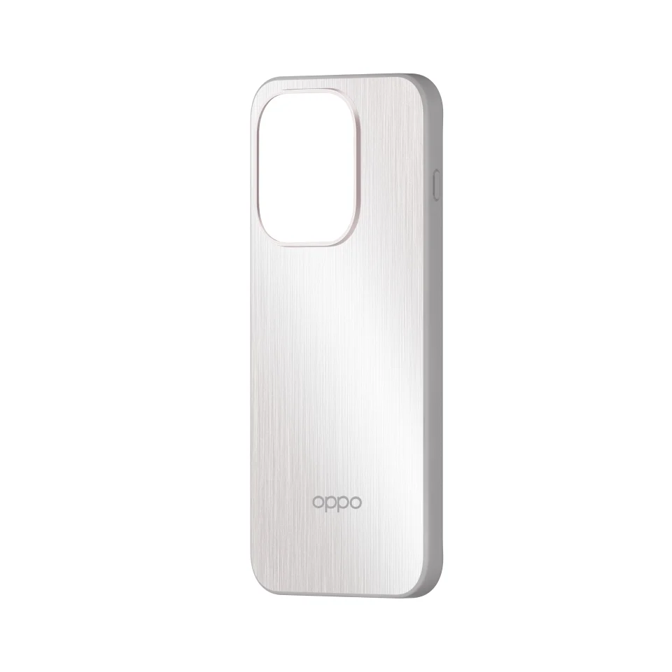 Capa para Telemóvel OPPO Find X9 Magnética Metalizada Prateada - Imagem 2