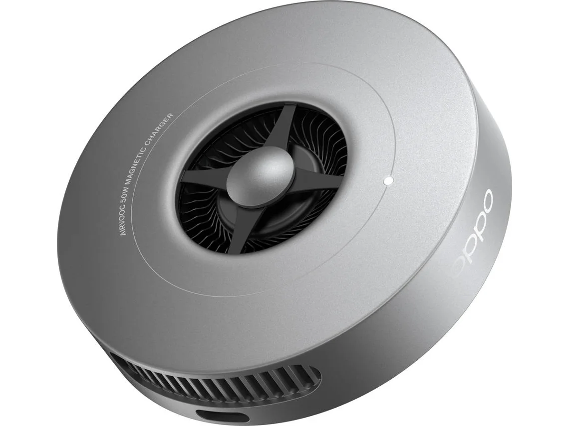 Carregador Magnético Wireless OPPO AIRVOOC 50W Cinza