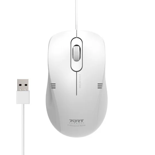 Rato para Portátil Port Designs Mouse Pro Lite Branco - Imagem 3