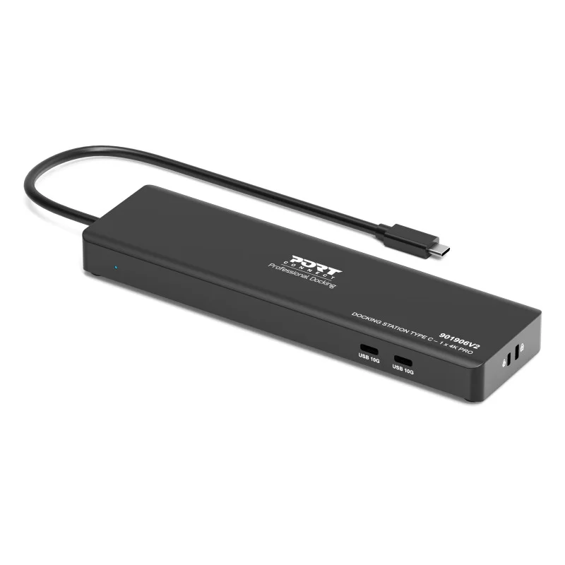 Docking Station USB-C Port Designs 1x 4K Pro V2 Preto - Imagem 5