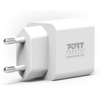 Carregador GaN Port Designs USB-C 36W PD Compacto Bulk para Smartphone Tablet Ultrabook EU Plug - Imagem 1
