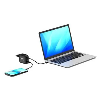 Carregador de Parede Port Designs 100W USB-C PD GaN com Cabo USB-C para USB-C 2m - Imagem 4